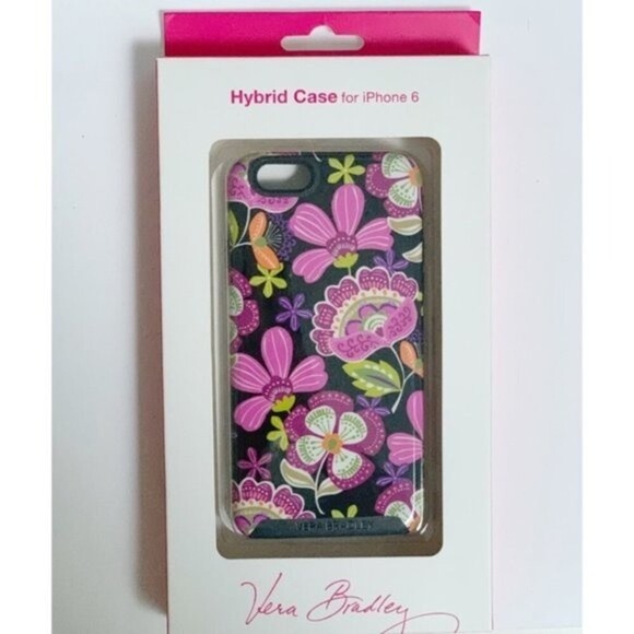 Vera Bradley Pirouette Pink Hybrid Case for iPhone - Picture 1 of 2